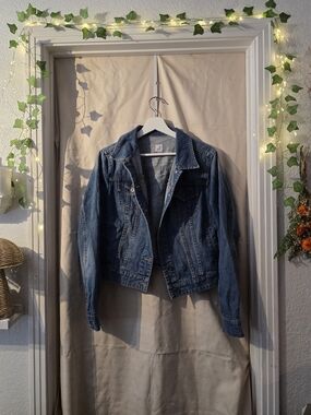 jcpenney Women's Medium Blue Denim Jean Jacket